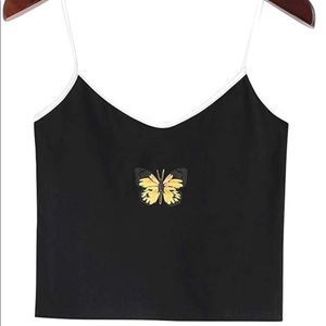 ZAFUL Women's Butterfly Graphic Crop Camisole
